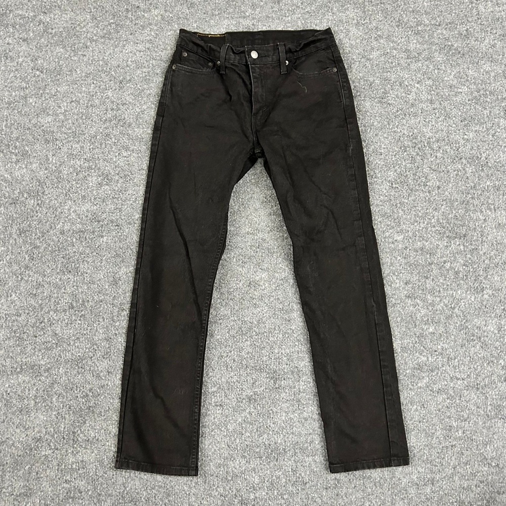 Levi's Jeans Mens Size 30 Black 511 Slim Fit Solid Denim Stretch Pants